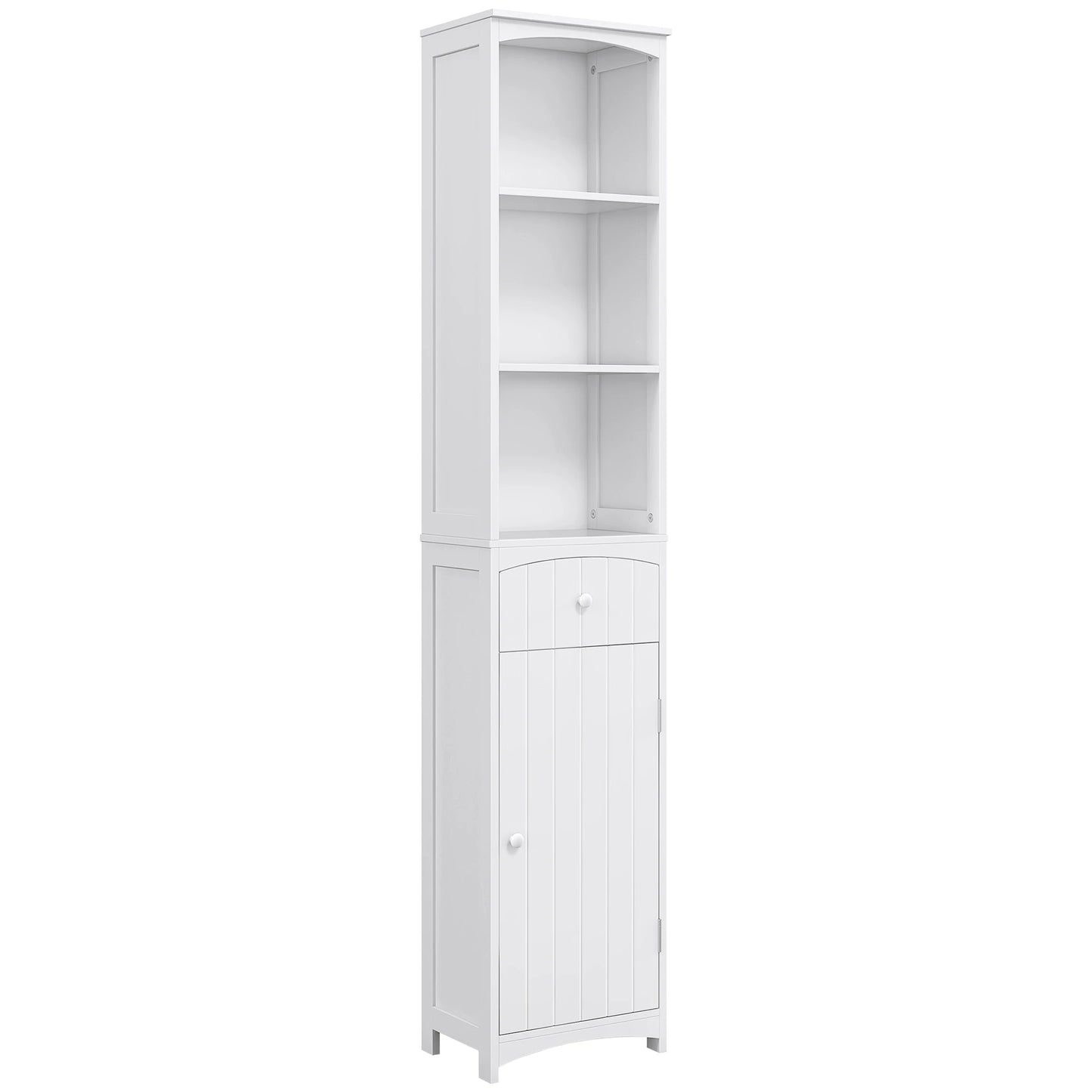 3-Tier Bathroom Storage Cabinet with Shelves and Drawer