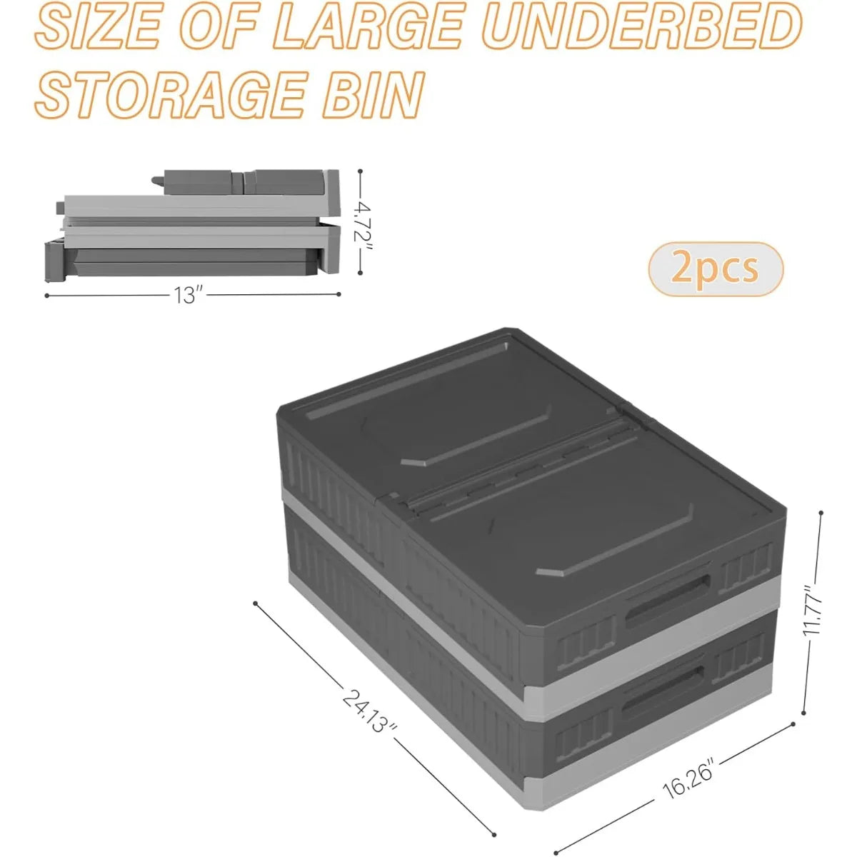 Under Bed Storage Containers with Wheels