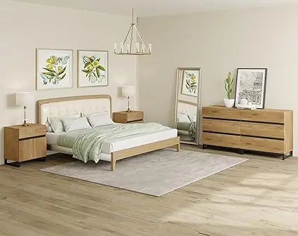Bedroom Dresser Nightstand Set 3 Piece