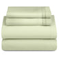 Décor Microfiber Bedding Sheet Set Flat Sheet, 16 Inches Deep Pocket Fitted Sheet 3 Pieces