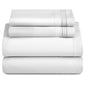 Décor Microfiber Bedding Sheet Set Flat Sheet, 16 Inches Deep Pocket Fitted Sheet 3 Pieces