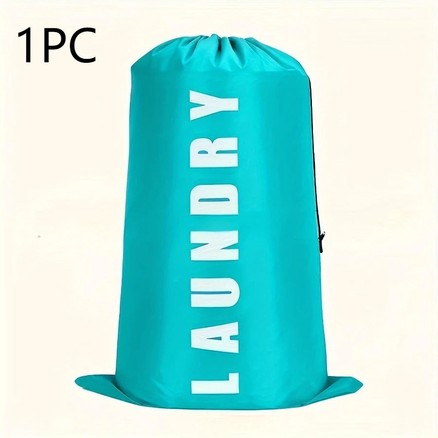 Oxford Cloth Drawstring Storage Bag Portable Design for Organizing Storing Clothes Bedding 1 Piece