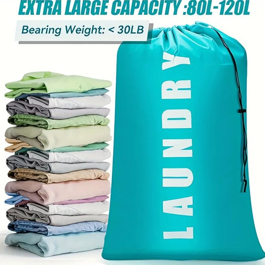 Oxford Cloth Drawstring Storage Bag Portable Design for Organizing Storing Clothes Bedding 1 Piece
