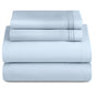 Décor Microfiber Bedding Sheet Set Flat Sheet, 16 Inches Deep Pocket Fitted Sheet 3 Pieces