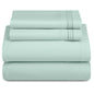 Décor Microfiber Bedding Sheet Set Flat Sheet, 16 Inches Deep Pocket Fitted Sheet 3 Pieces