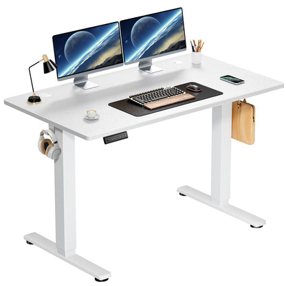 JHK Electric Ergonomic Adjustable Height Standing Desk Stand Up Sit Stand Computer Workstation 40x24"