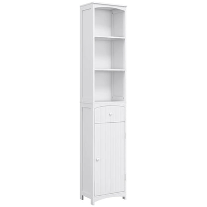 3-Tier Bathroom Storage Cabinet with Shelves and Drawer