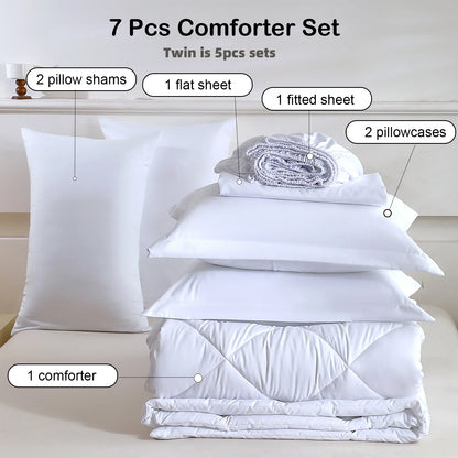 Home Decor Bedding Comforter Sets 5pcs/7pcs