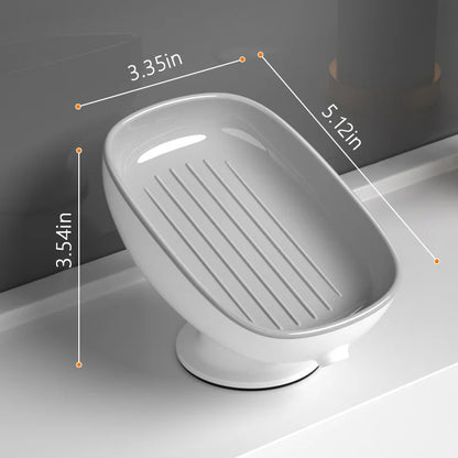 Soap Storage Box Uncovered  Double-Layer Drainage Plate Detachable