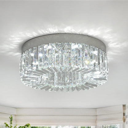 Gold Luxury Crystal Chandelier Ceiling LED Lights 40 50cm Diameter
