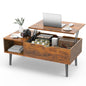JHK Lift Top Coffee Tables 39.37"x19.7" Adjustable Storage Shelf Easy Lift/Lower