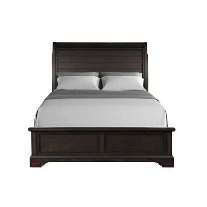 Queen Sleigh Bedroom Set with Dresser Mirror Chest Nightstand