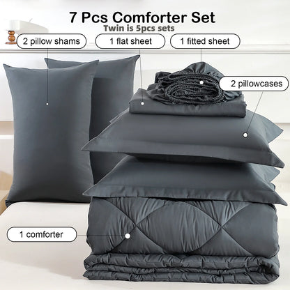 Home Decor Bedding Comforter Sets 5pcs/7pcs