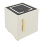 Solid Wood LED Smart Nightstand w/ Drawer (2), Safe, Wireless Charging
