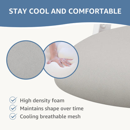 Mesh Ergonomic Office Computer Desk Chair with Flip-up Arms Adjustable Headrests Comfortable Lumbar Support