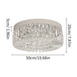 Gold Luxury Crystal Chandelier Ceiling LED Lights 40 50cm Diameter