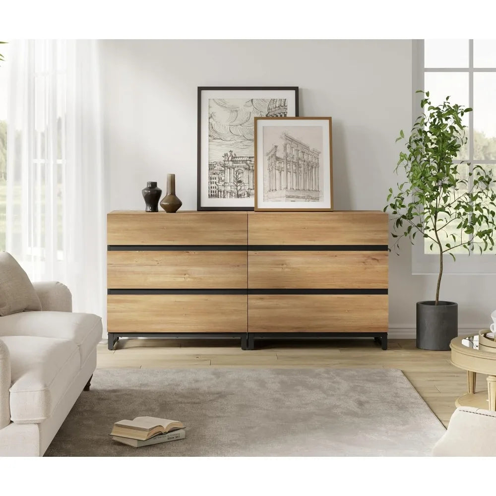 Bedroom Dresser Nightstand Set 3 Piece