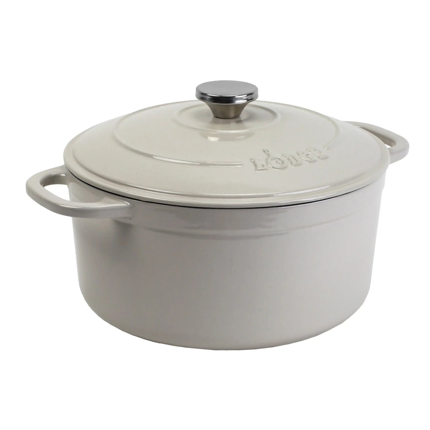 Lodge Cast Iron Dutch Oven 5.5qt Enameled Non-Stick Set