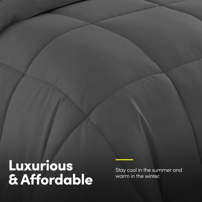 Microfiber Bedding Comforter Set Twin Size 5 Pieces