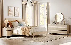 Bedroom Dresser Nightstand Set 3 Piece