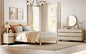 Bedroom Dresser Nightstand Set 3 Piece