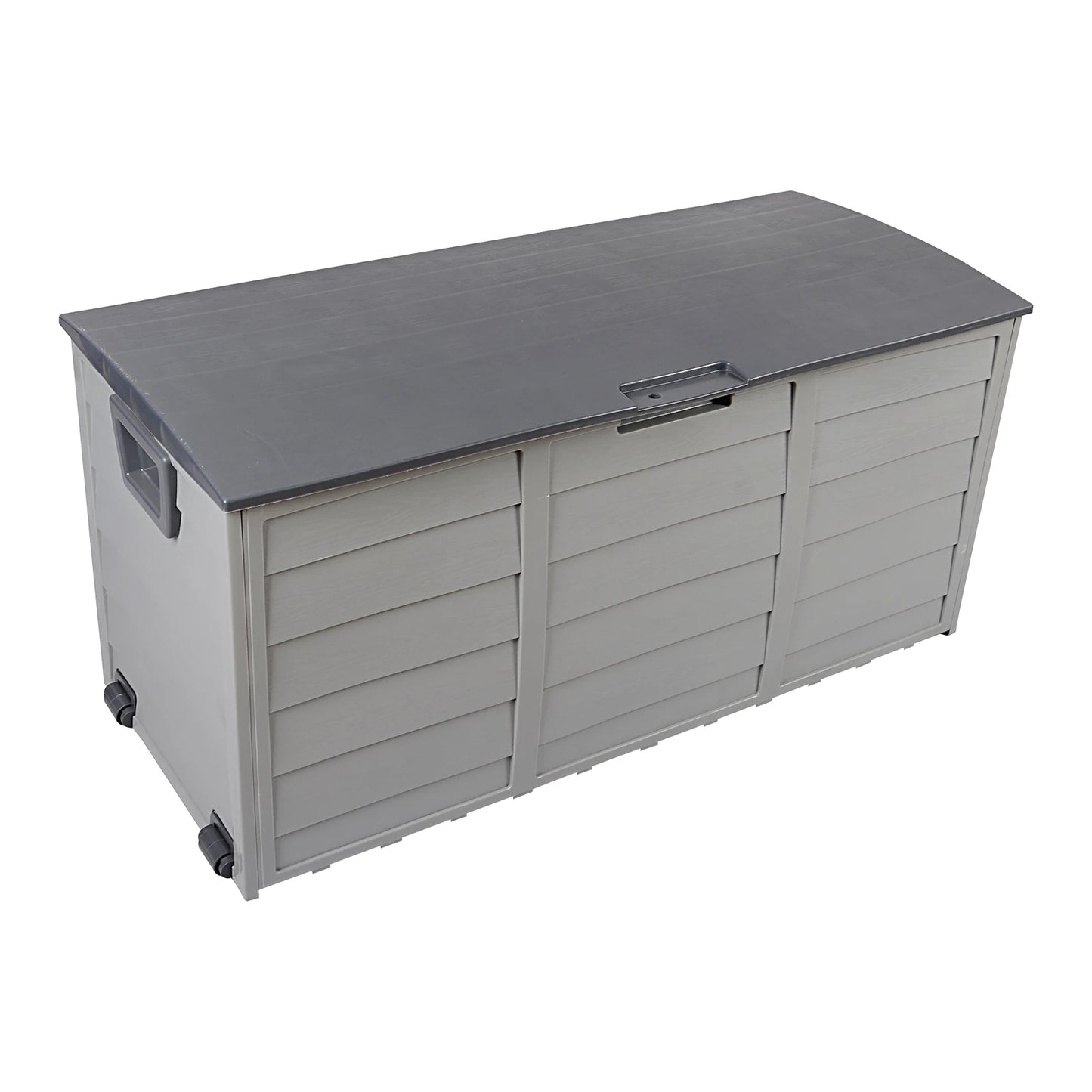 Outdoor Plastic Lockable Storage Deck Box 75 Gallon