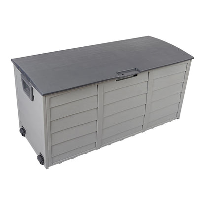 Outdoor Plastic Lockable Storage Deck Box 75 Gallon