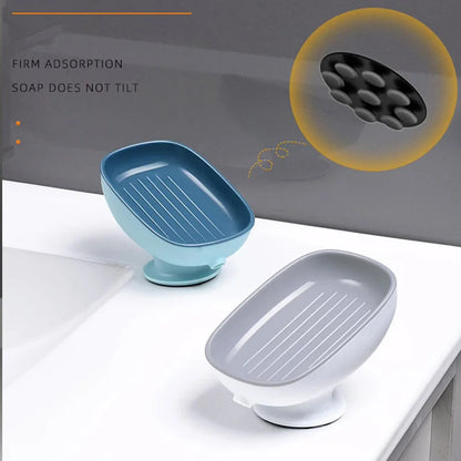 Soap Storage Box Uncovered  Double-Layer Drainage Plate Detachable