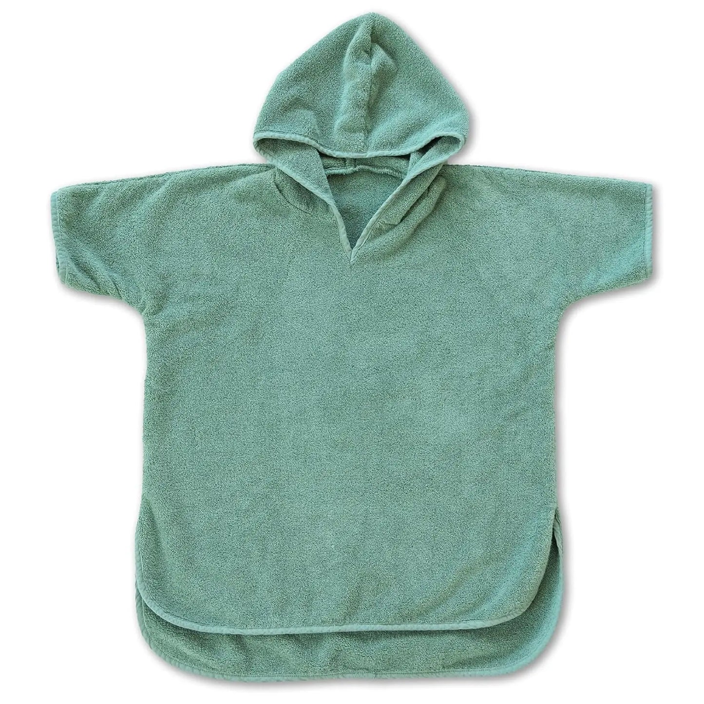 Organic Cotton Hooded Towel Poncho for Kids & Toddlers GOTS Certified Gentle on Sensitive Skin