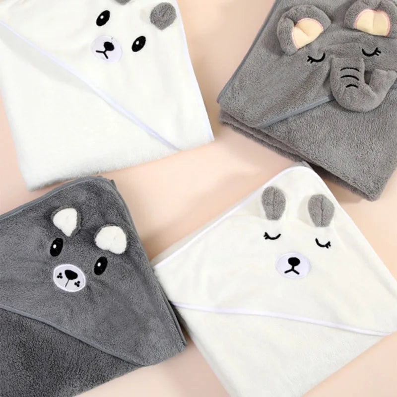 Soft Absorbent Bath Towel for Baby Newborn Swaddle Wrap Baby Blankets