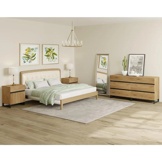 Bedroom Dresser Nightstand Set 3 Piece