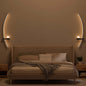 Modern Adjustable Arched Metal Bedside LED Wall Lamp Sconce 31.5" 3000K Warm Glow Indoor Use for Bedroom 2 Piece