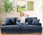 87in Corduroy Kidirect Sofa No Tool Assembly 21in Deeper Seats