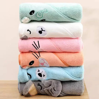 Soft Absorbent Bath Towel for Baby Newborn Swaddle Wrap Baby Blankets