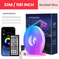 Flexible Neon LED Rope Lights Flexible With Remote and APP Control RGB Lighting Strip