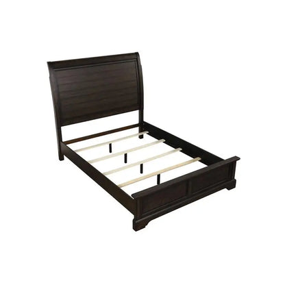 Queen Sleigh Bedroom Set with Dresser Mirror Chest Nightstand