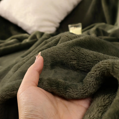 Super Soft Flannel Fleece Throw Blanket Washable Lightweight for Couch, Sofa, Bed, Office