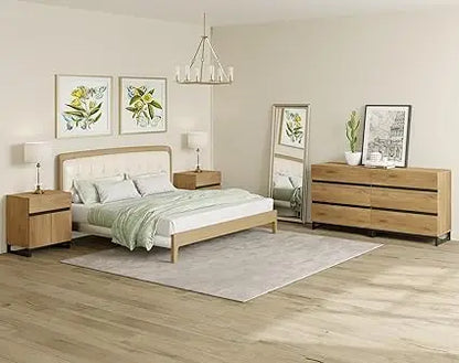 Bedroom Dresser Nightstand Set 3 Piece