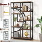 Tribesigns Industrial 5 Tier Freestanding Etagere Bookcase Bookshelf Display Storage Organizer