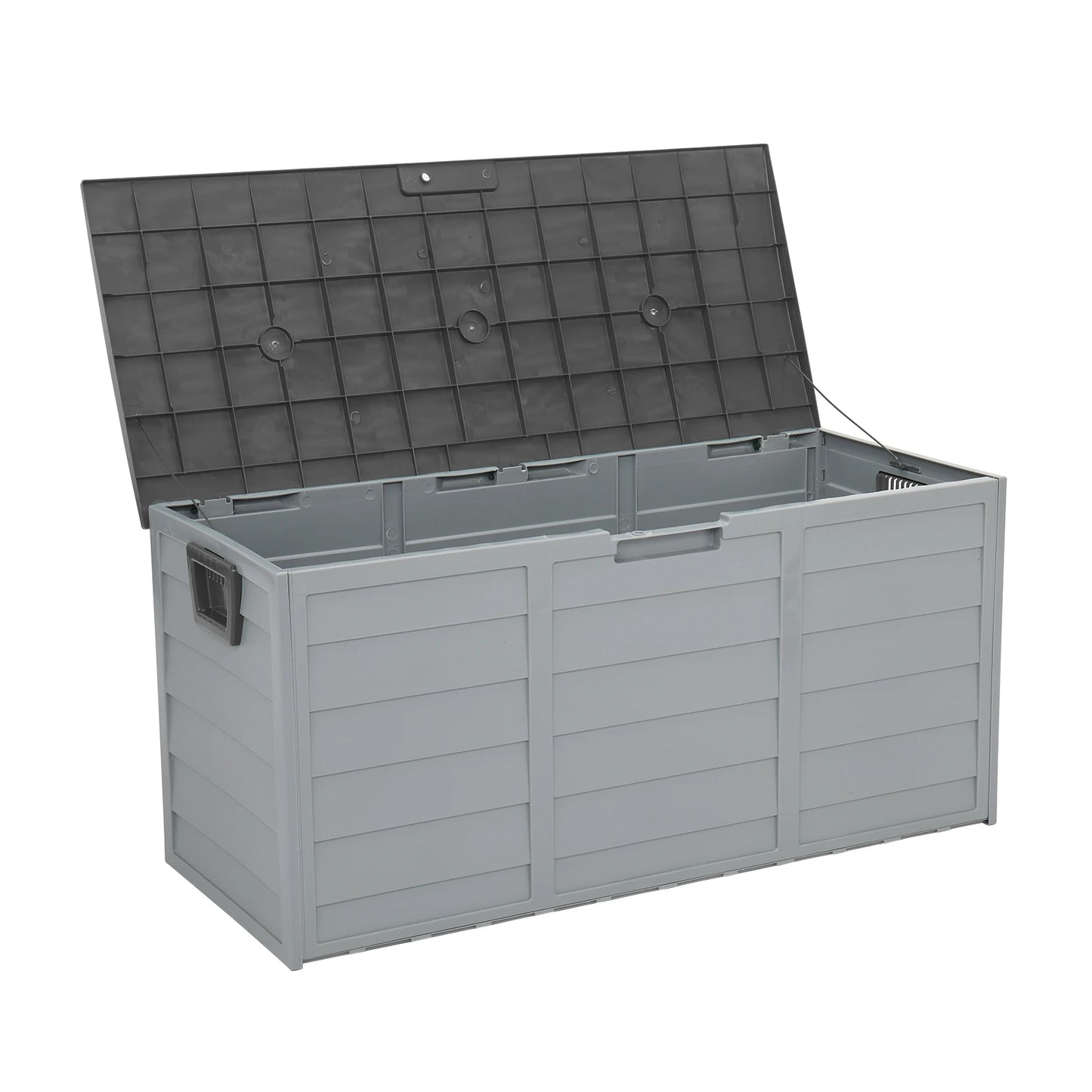 Outdoor Plastic Lockable Storage Deck Box 75 Gallon