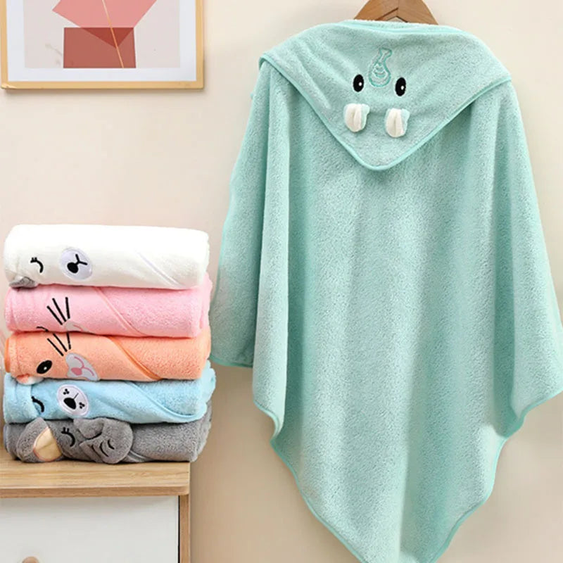 Soft Absorbent Bath Towel for Baby Newborn Swaddle Wrap Baby Blankets