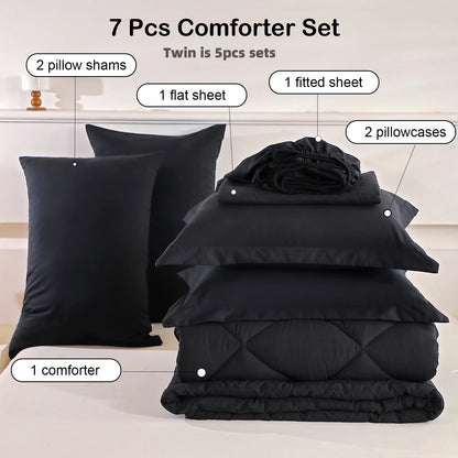 Home Decor Bedding Comforter Sets 5pcs/7pcs