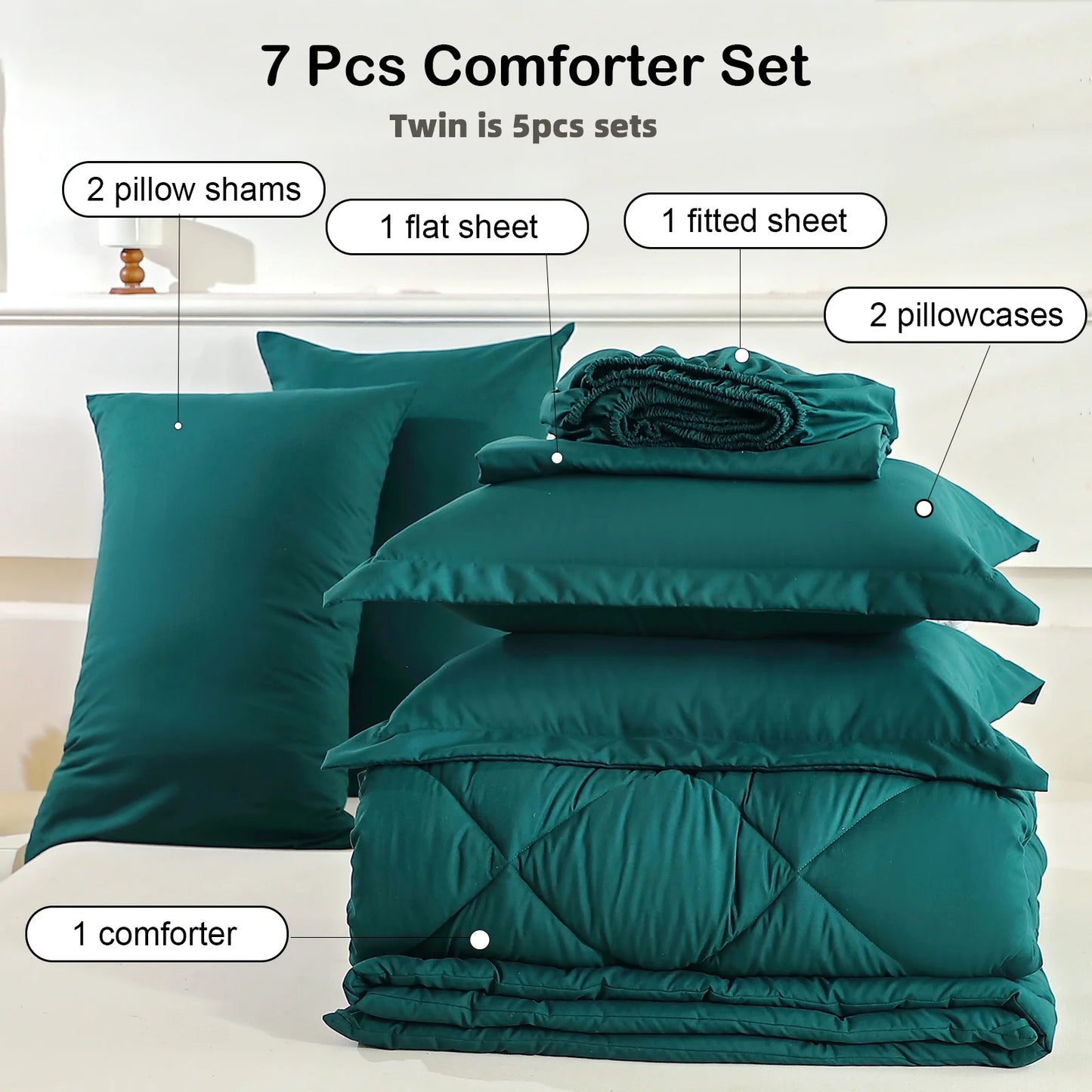 Home Decor Bedding Comforter Sets 5pcs/7pcs