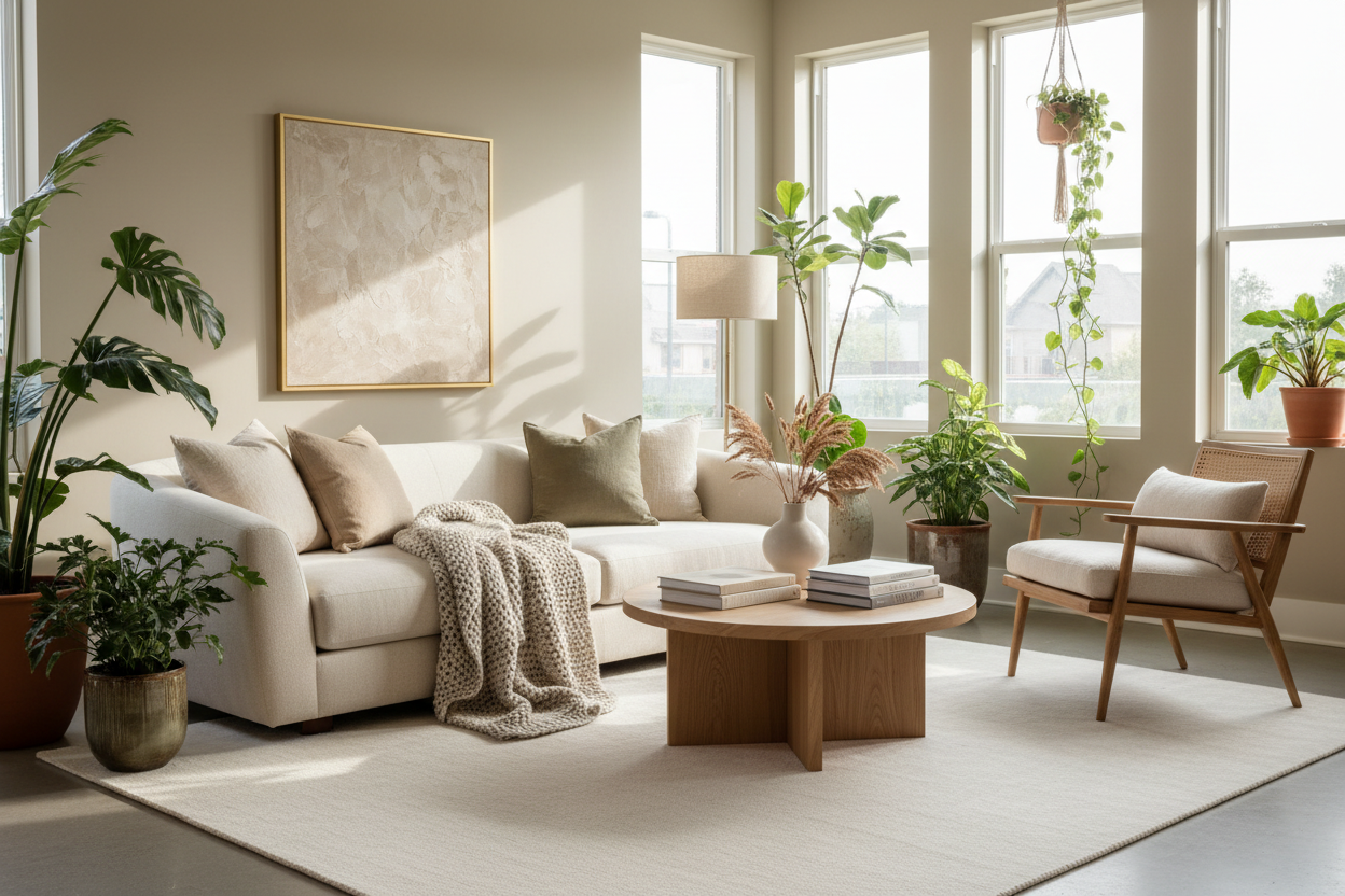 Beautiful home decor scene